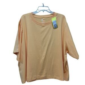 All in Motion Women's Yellow T-Shirt - Plus Size 3X